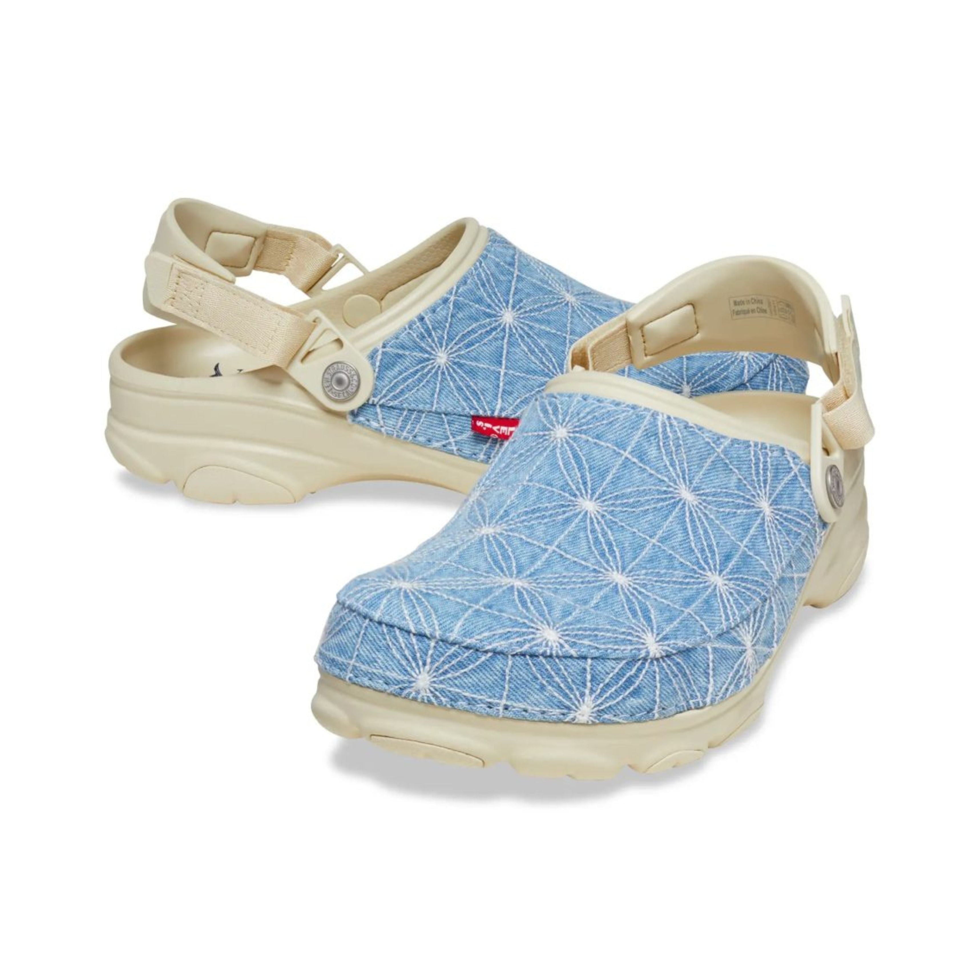 Crocs x Levi's Sashiko Classic All-Terrain Clog 'Bone Blue' 208917-2Y2 - 2