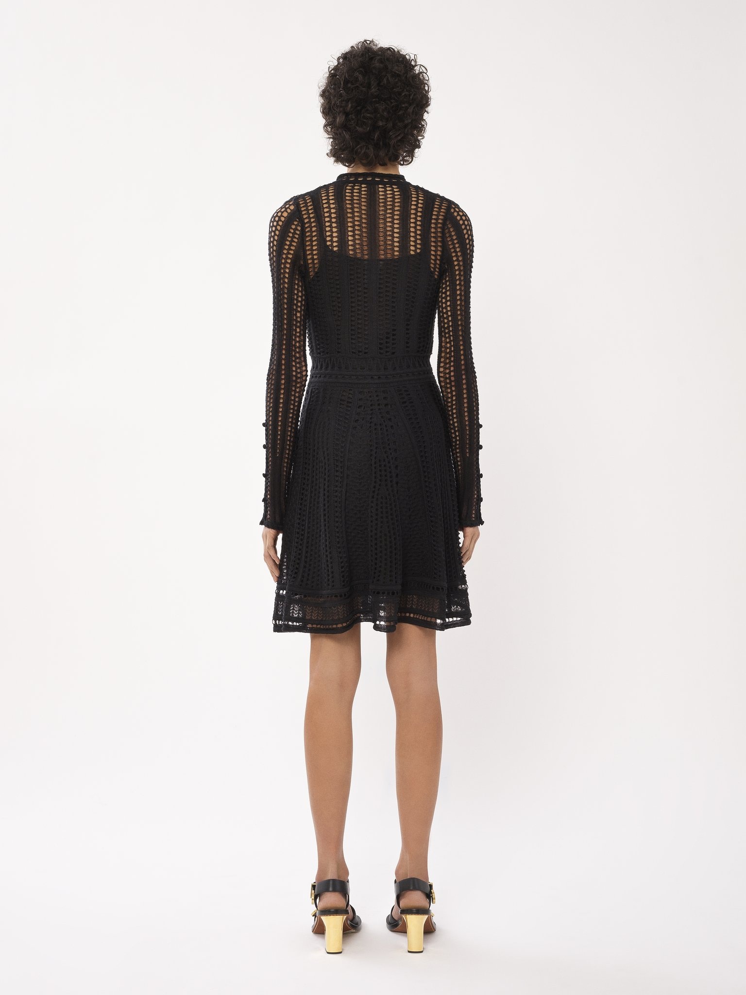 FLARED MINI DRESS - 5