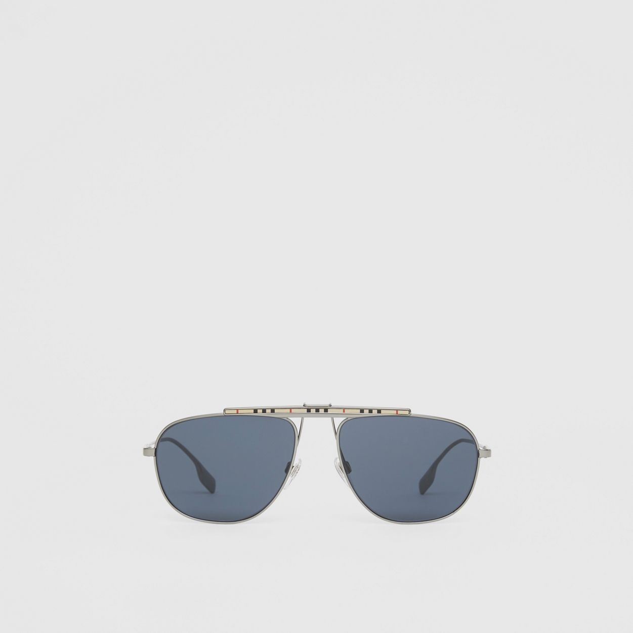 Icon Stripe Detail Pilot Sunglasses - 1
