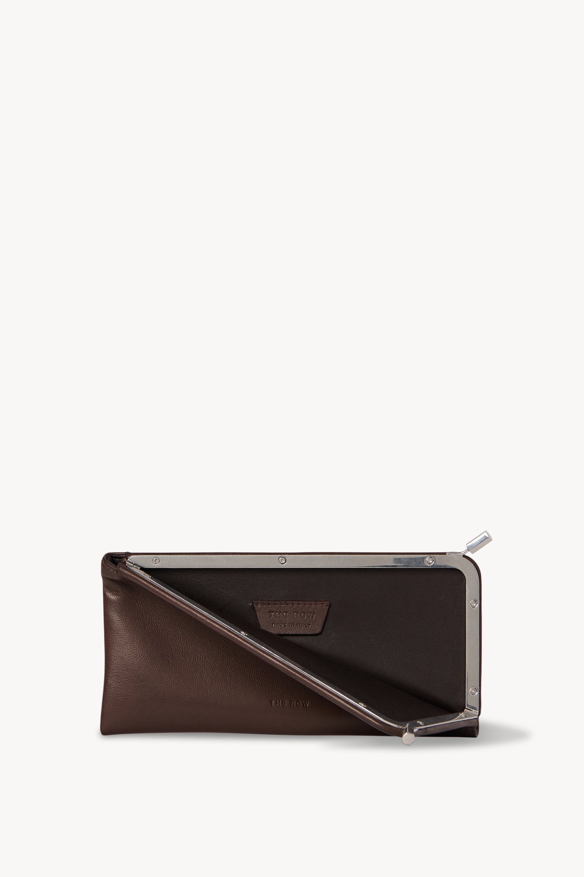 Clasp Sunglasses Case in Leather - 2