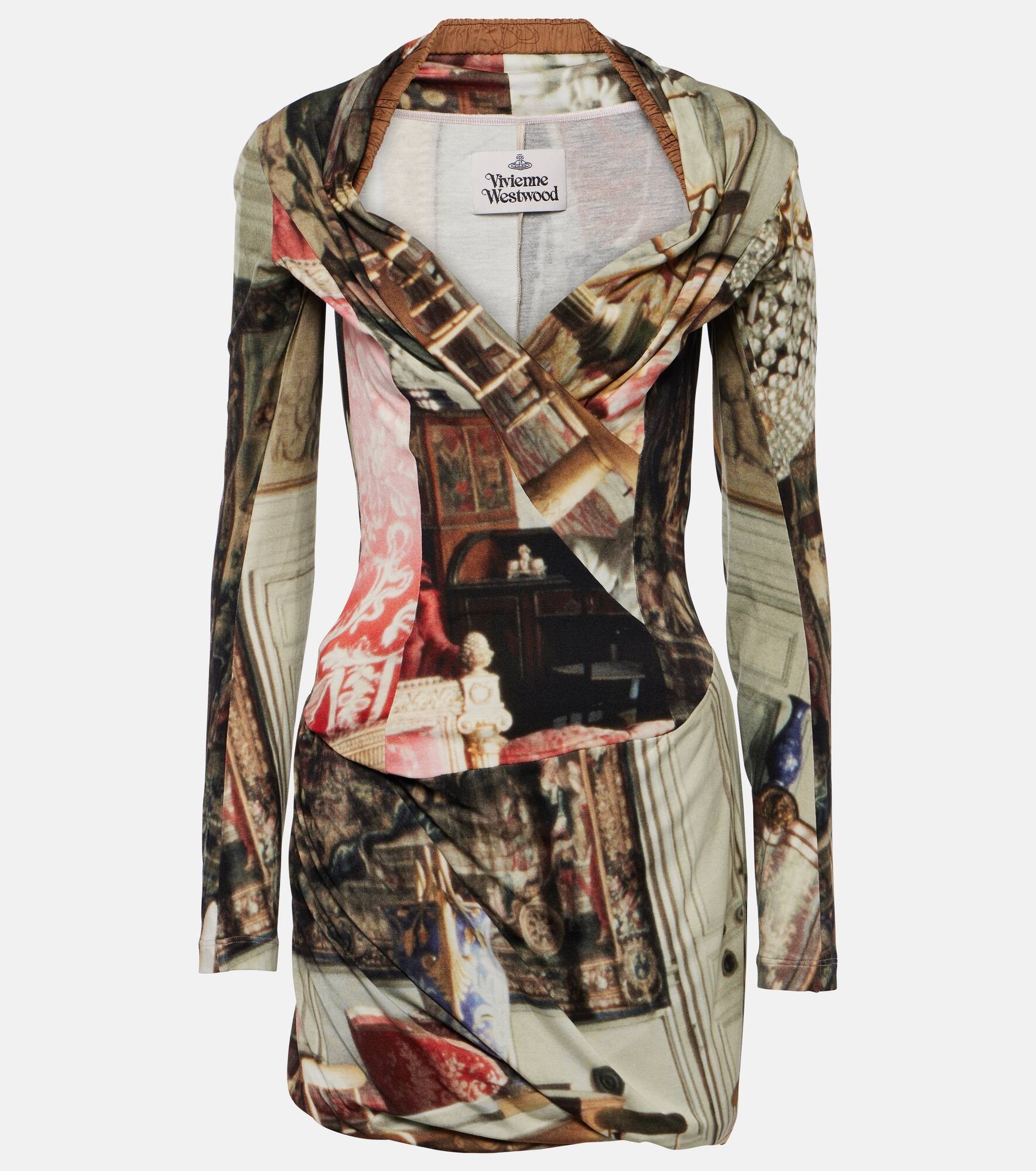 Sara printed minidress - 1