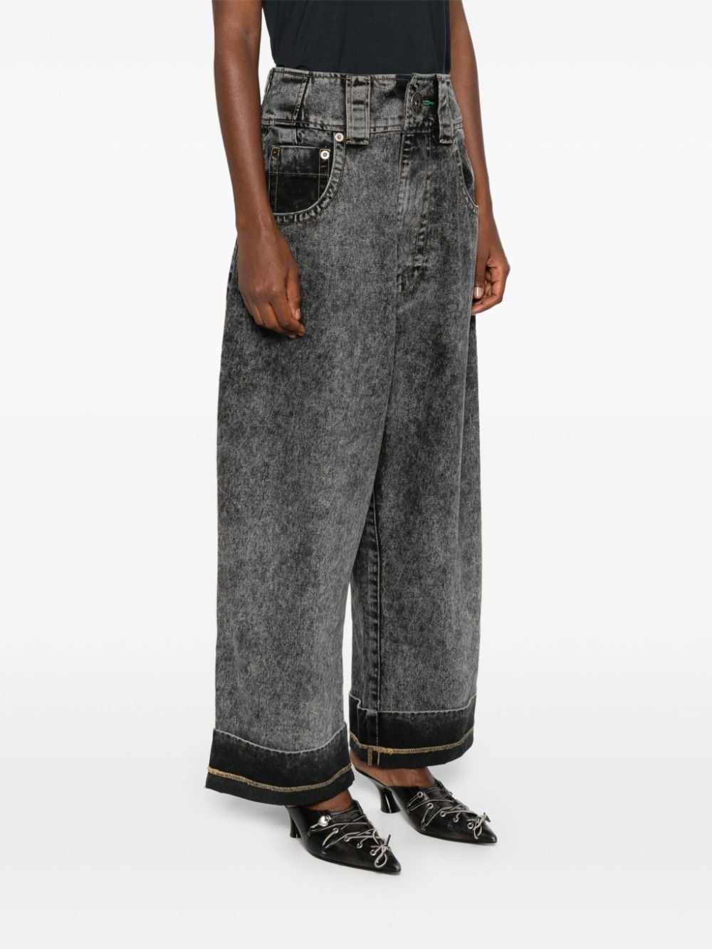 wide-leg jeans - 3