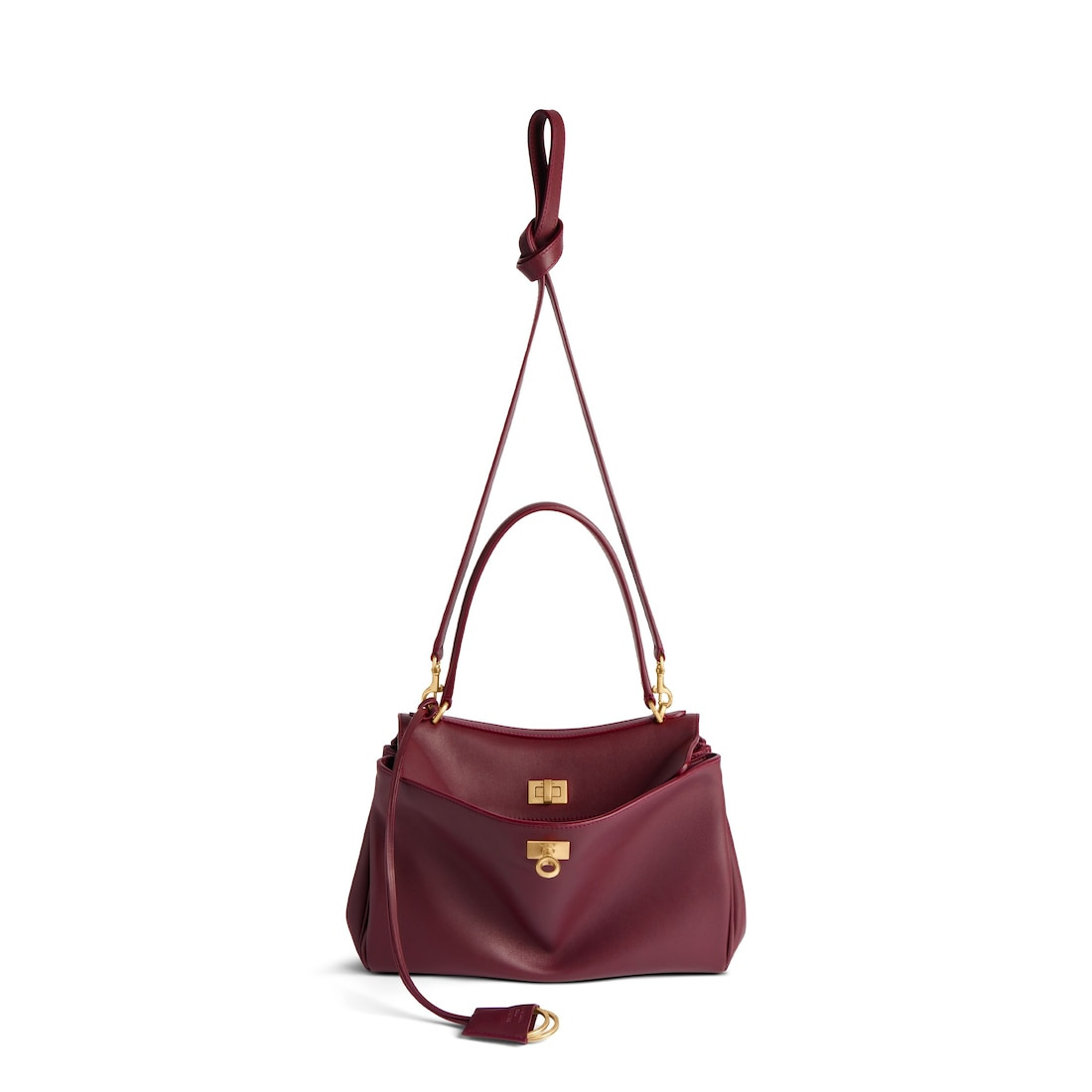 Women's Rodeo Small Handbag in Dark Burgundy - 4