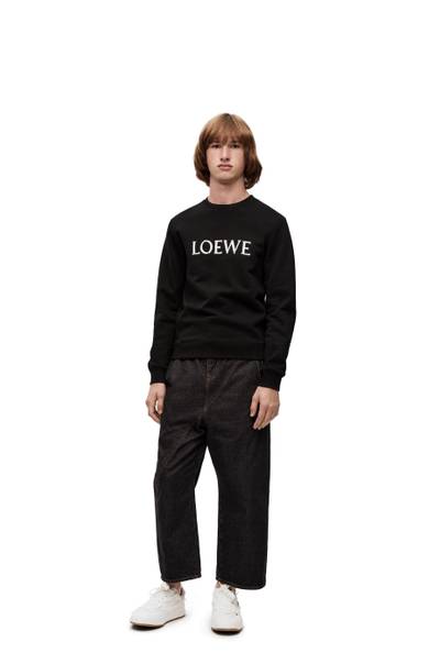 Loewe Regular fit sweatshirt in cotton outlook