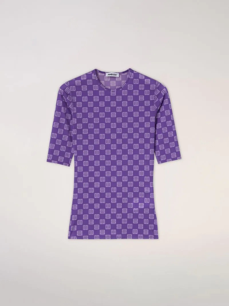 MONOGRAM FITTED T-SHIRT - 1