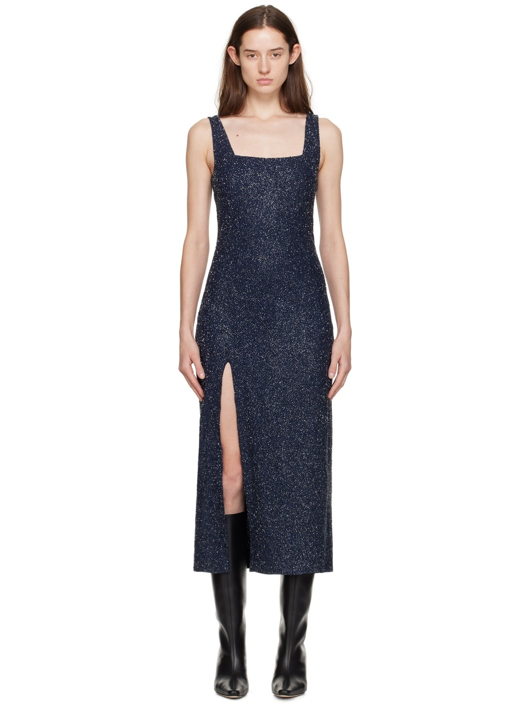 Navy 'Le Sable' Midi Dress - 1