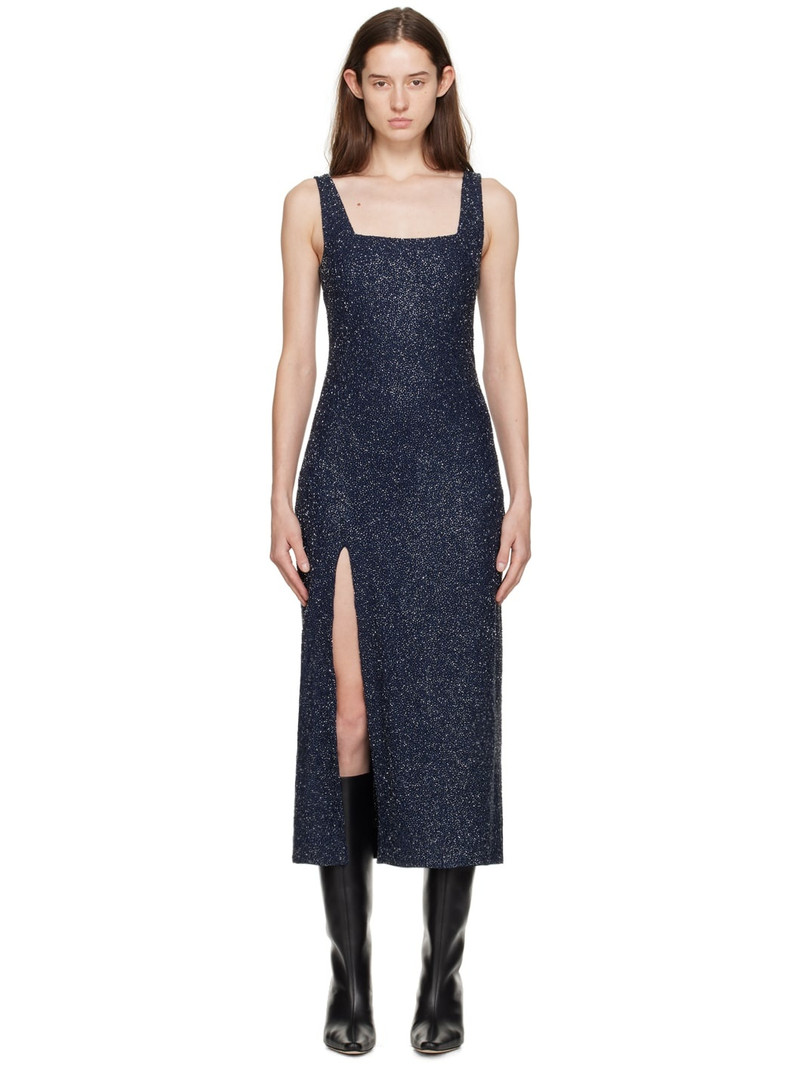 Navy 'Le Sable' Midi Dress 1