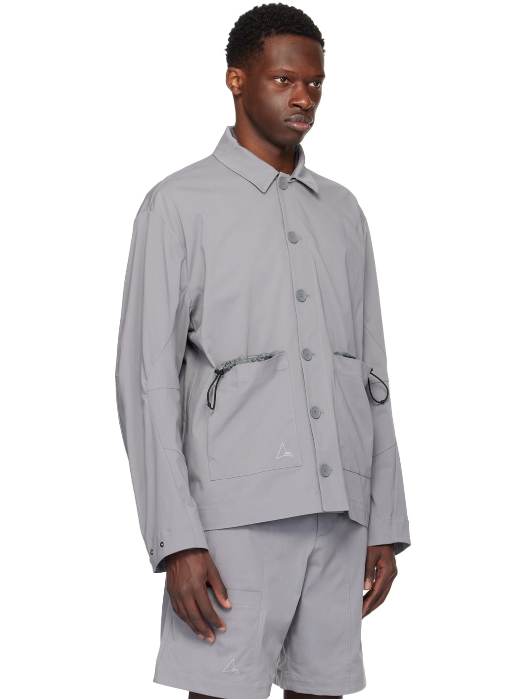 Gray Button Shirt - 2