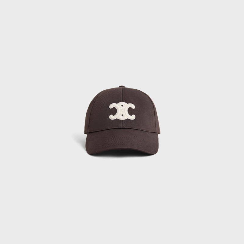 CELINE triomphe baseball cap IN WASHED COTTON GABARDINE outlook