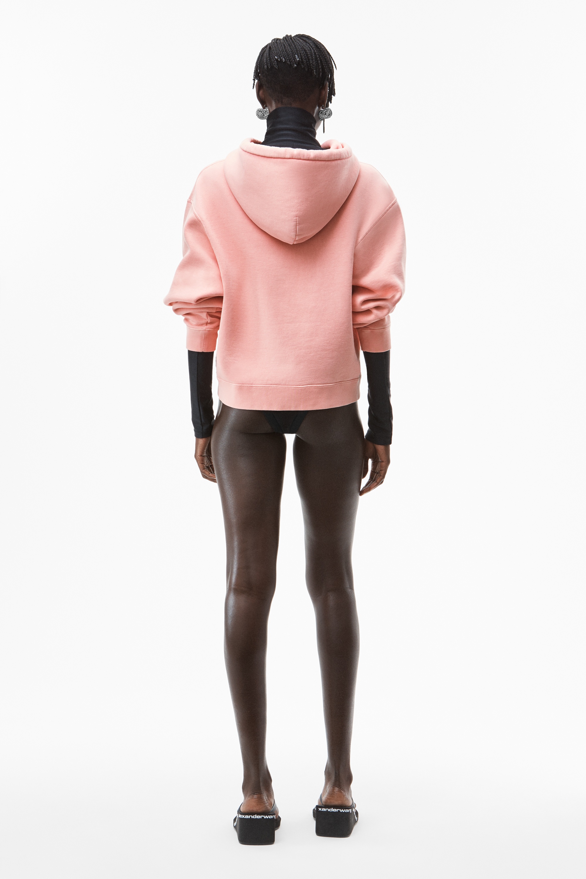 PUFF LOGO HOODIE IN STRUCTURED TERRY - 4