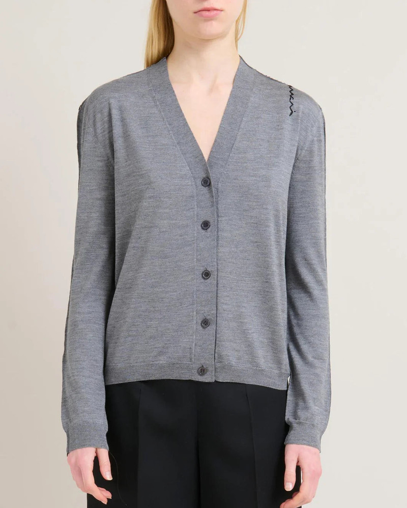 Marni LONG SLEEVE COLORBLOCK CARDIGAN outlook