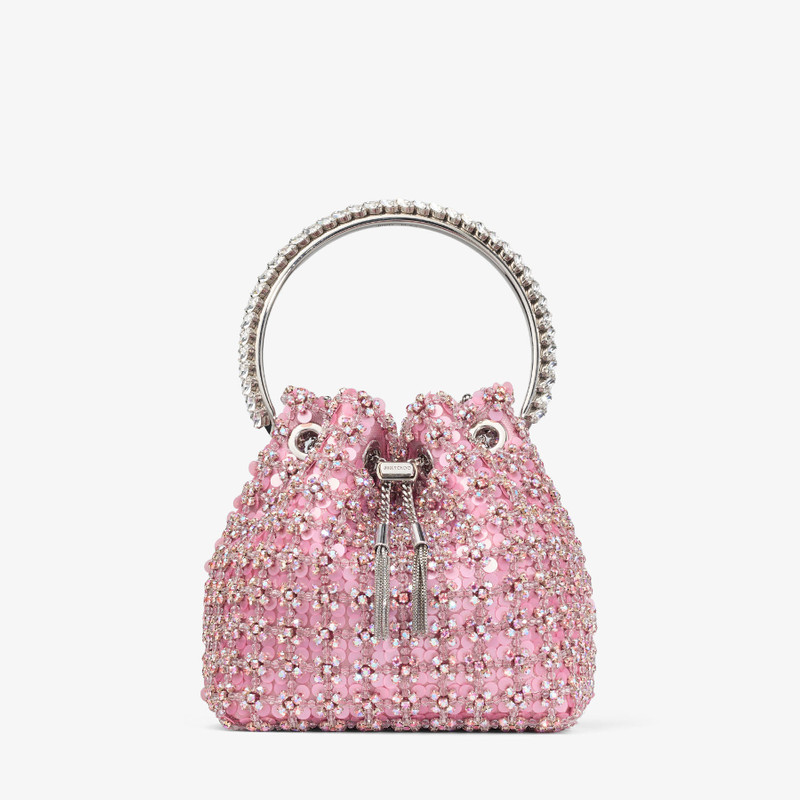 Atelier Bon Bon
Rose Satin Floral Sequin & Crystal Bag 1