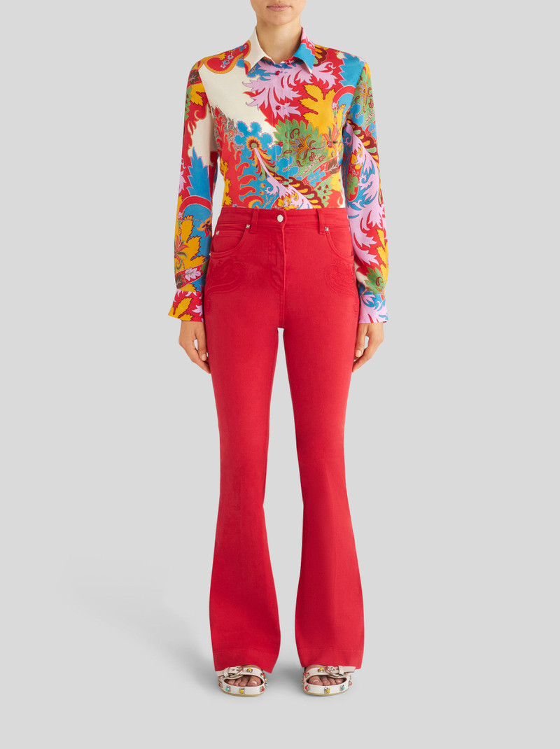 Etro JEANS WITH PAISLEY EMBROIDERY outlook