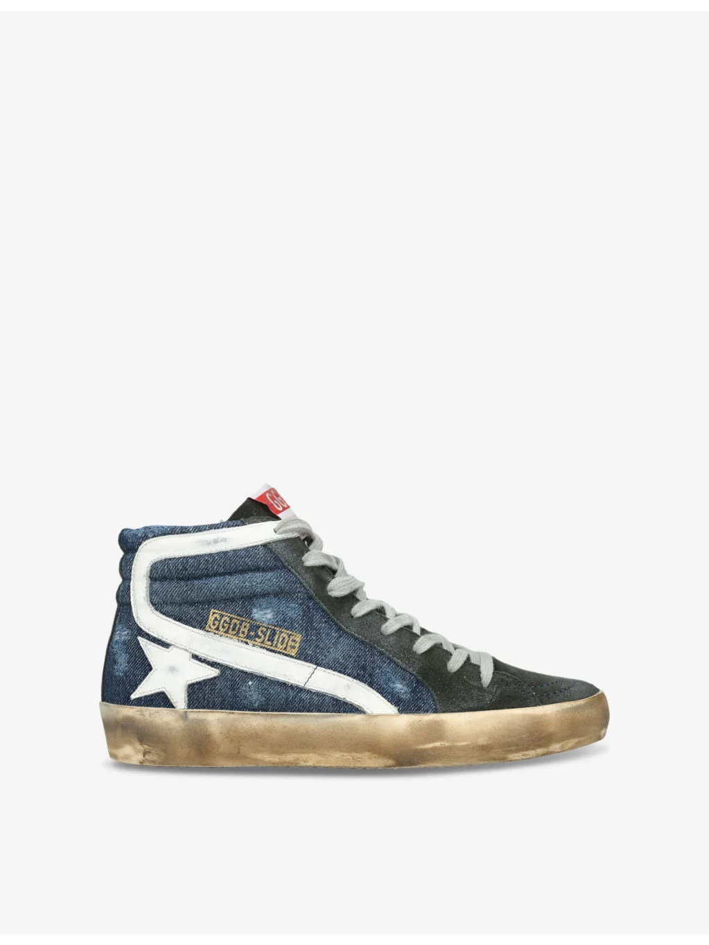 Slide 50696 Denim High-Top Trainers - 1