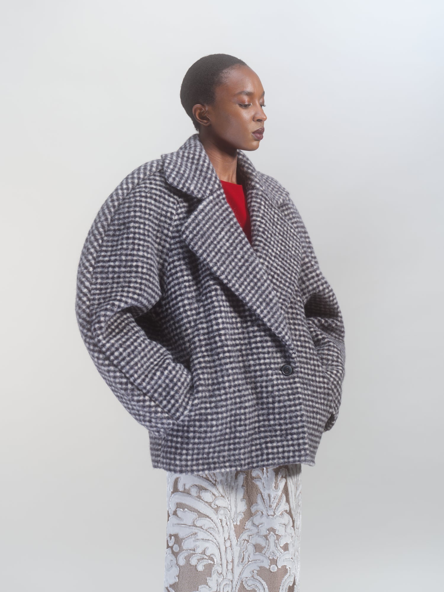 SHORT ROUND COAT - 6