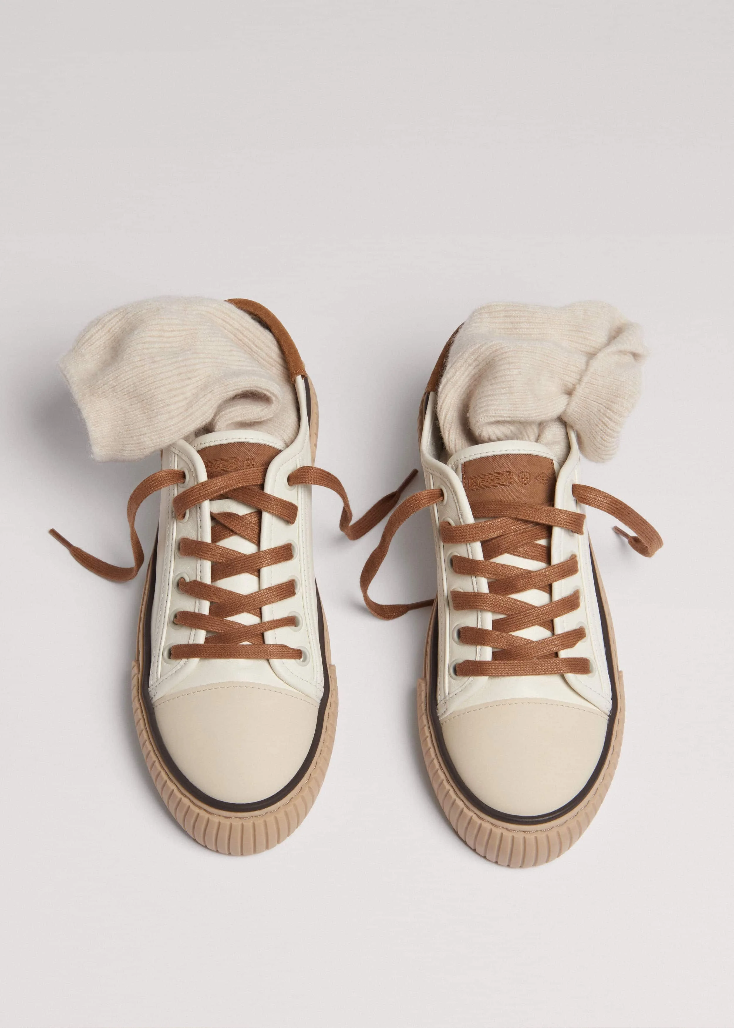 Leather Low Top Sneaker - 1