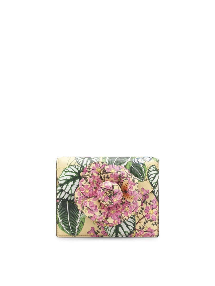 MIXED BOTANICAL PRINTED MINI TRO BAG - 6