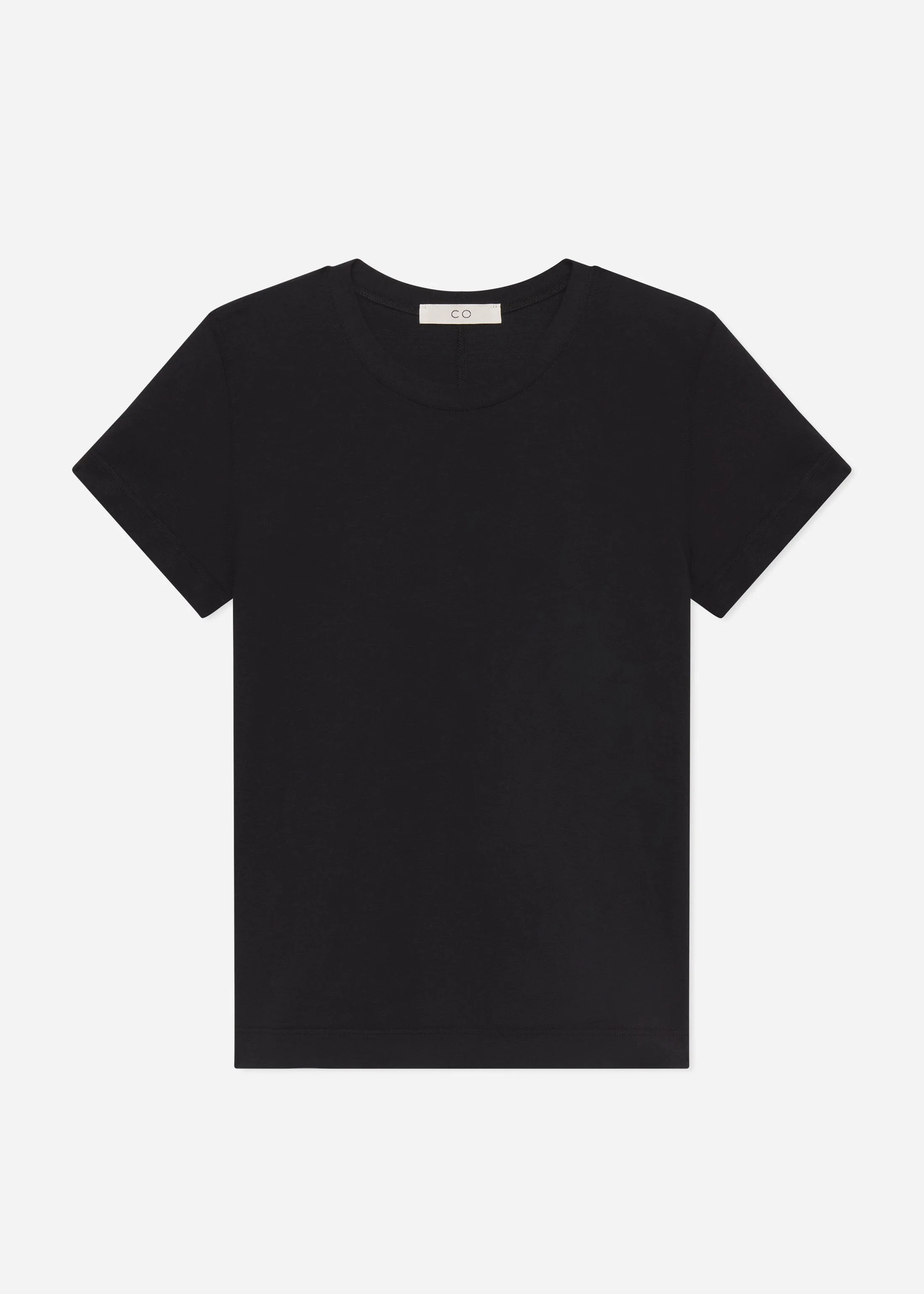 Fitted Tee in Cotton Jersey - 1