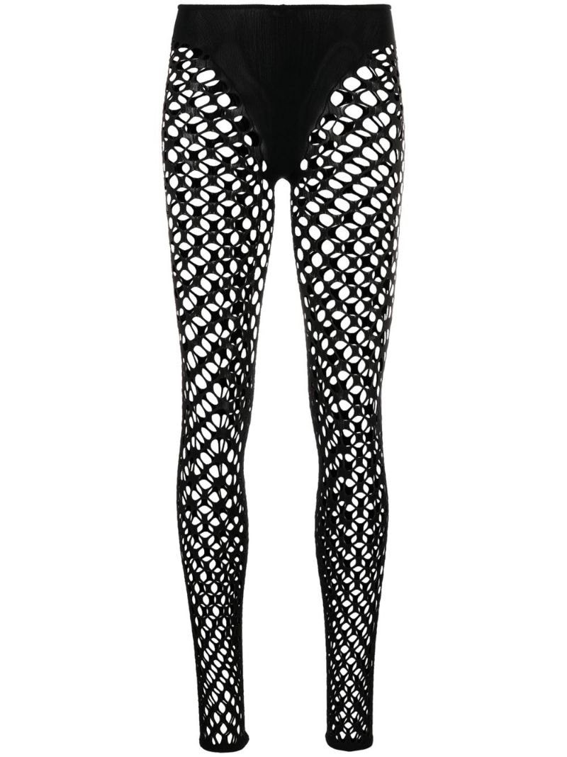perforated mesh leggings 1