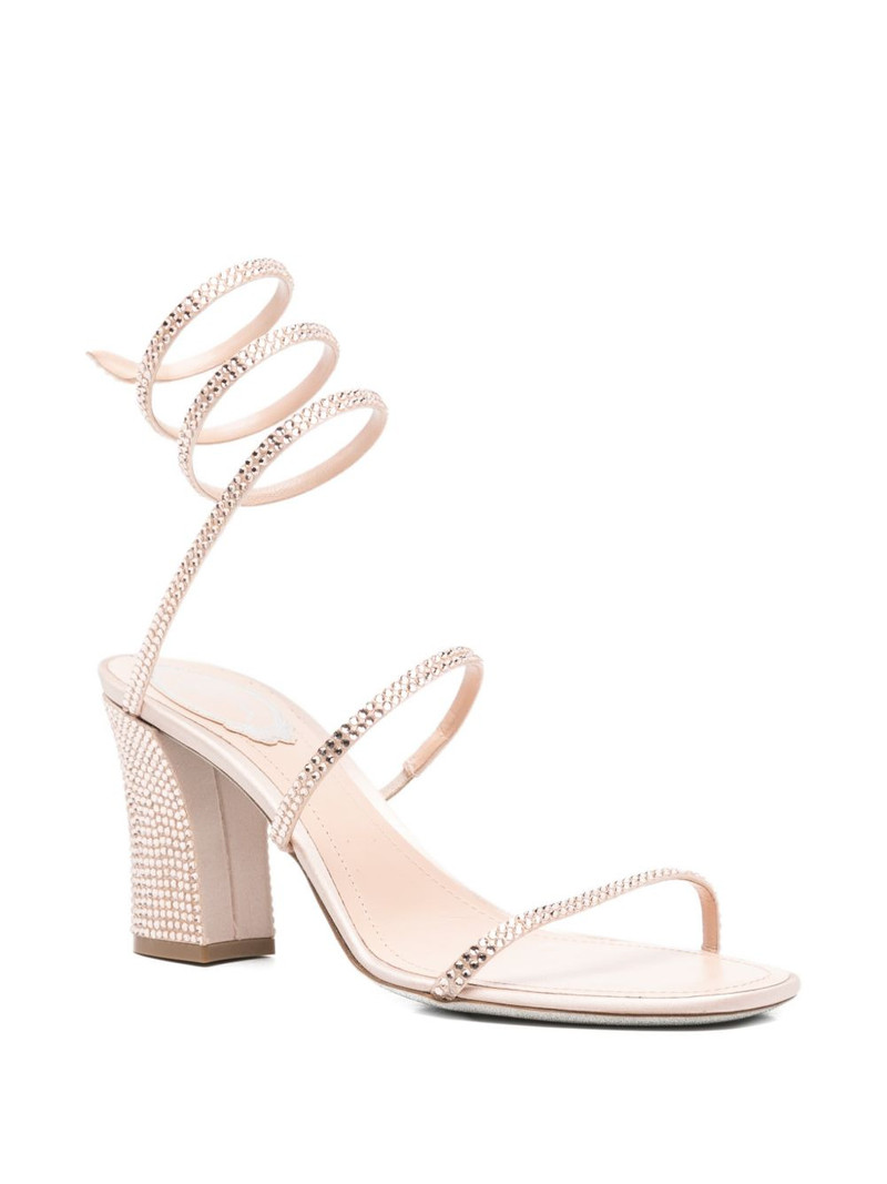 RENE CAOVILLA 80mm Cleo embellished sandals outlook