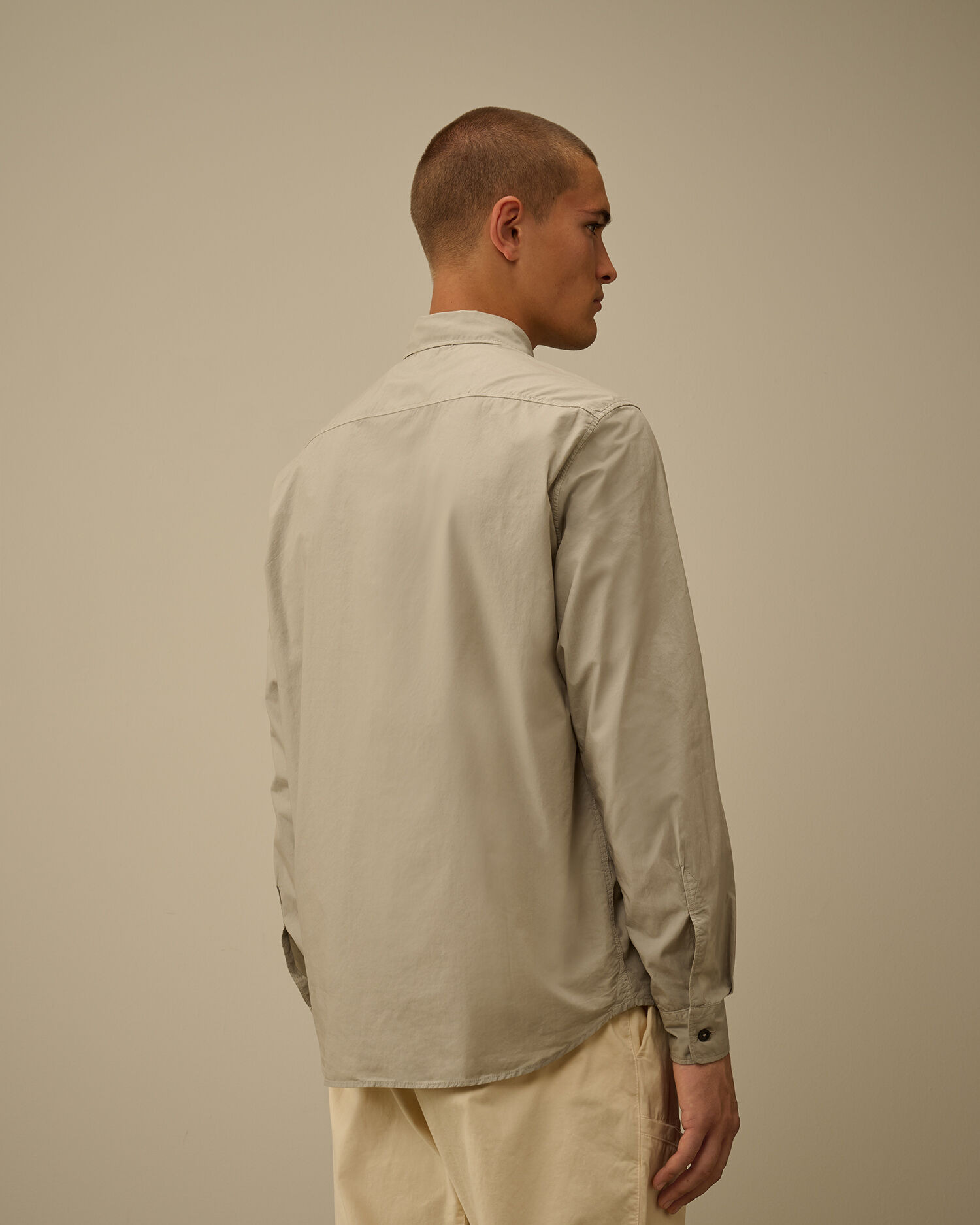 Popeline Longsleeve Button Shirt - 4