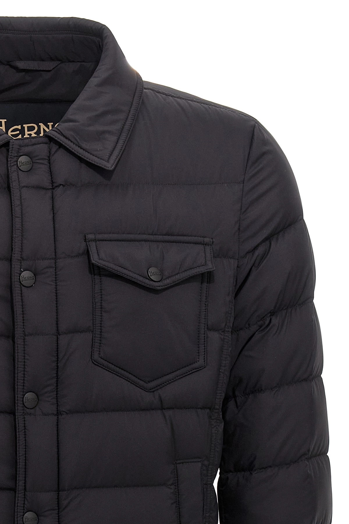 'La Denim' down jacket - 4