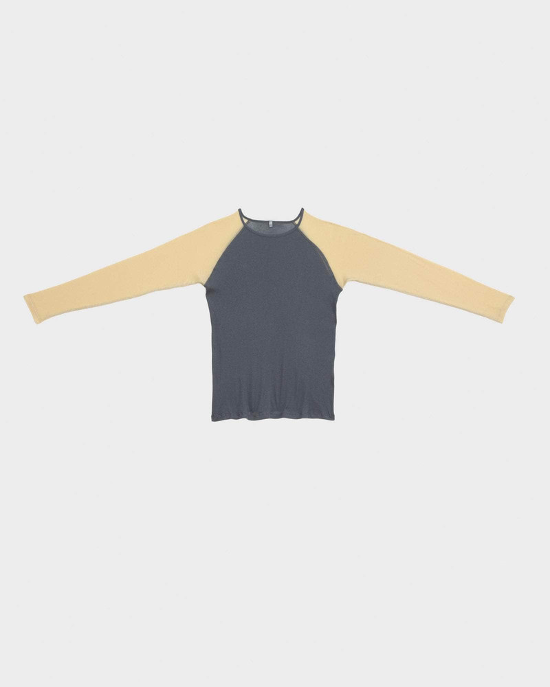 Gene Long Sleeve Tee - Fine Organic Cotton Rib 6