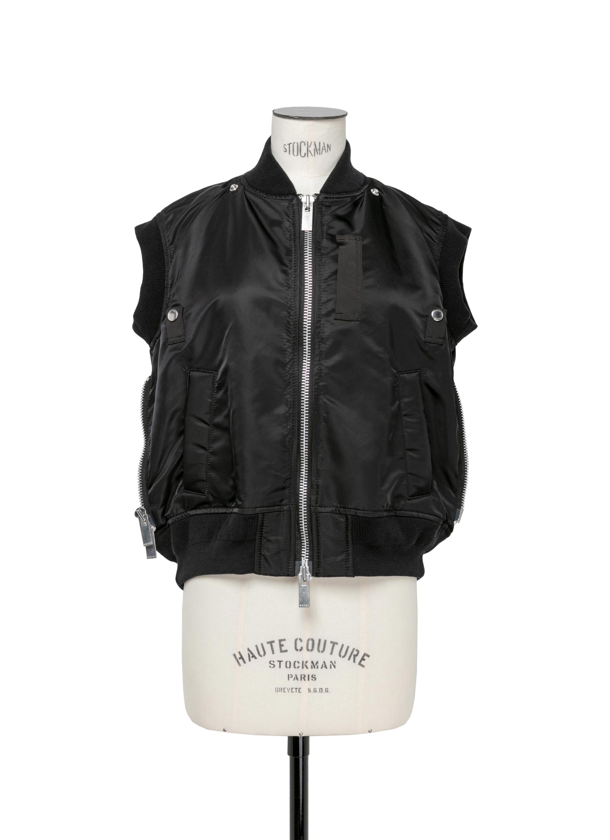 SACAI♡ Nylon Twill Blouson - BLACK 001 Levi's® X Sacai Men's Denim X Nylon Twill Reversible Blouson