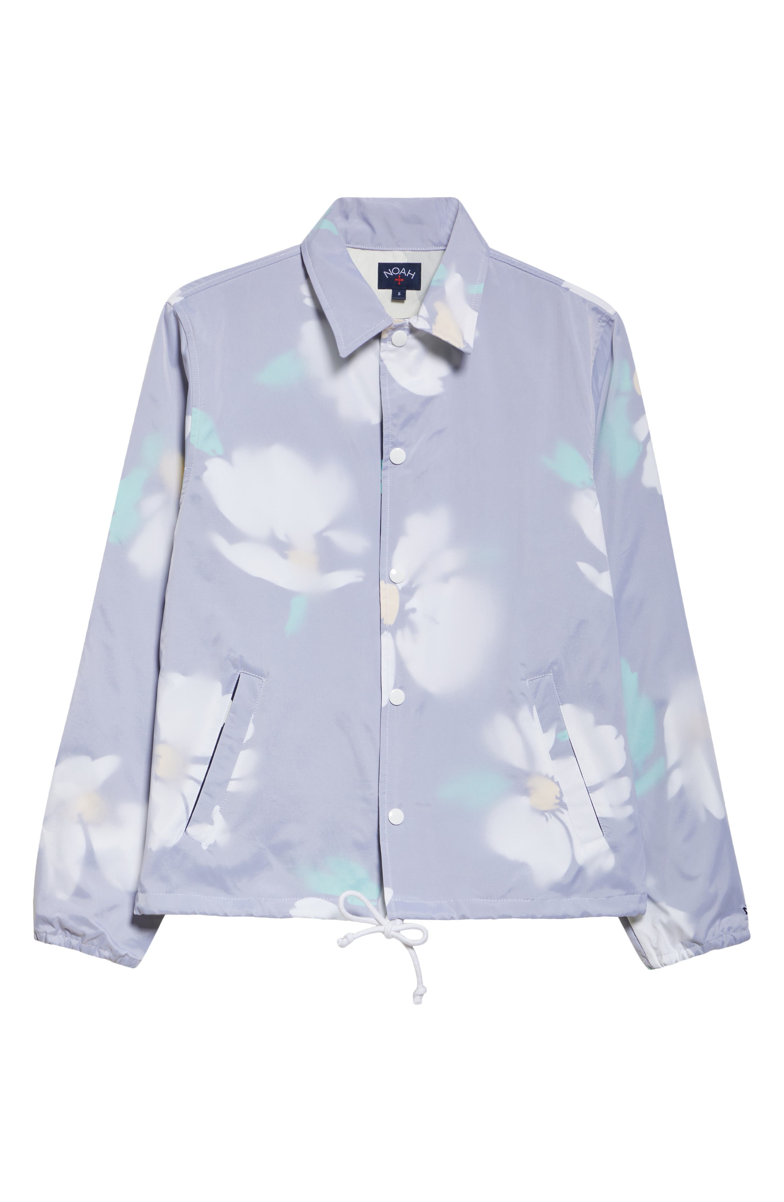 Noah Outrigger Floral Print Nylon Jacket in White/Multi at Nordstrom - 1