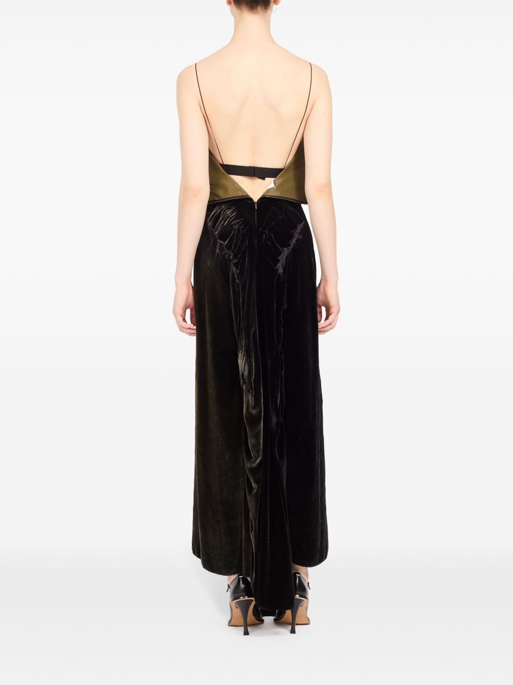 low-back maxi dress - 5