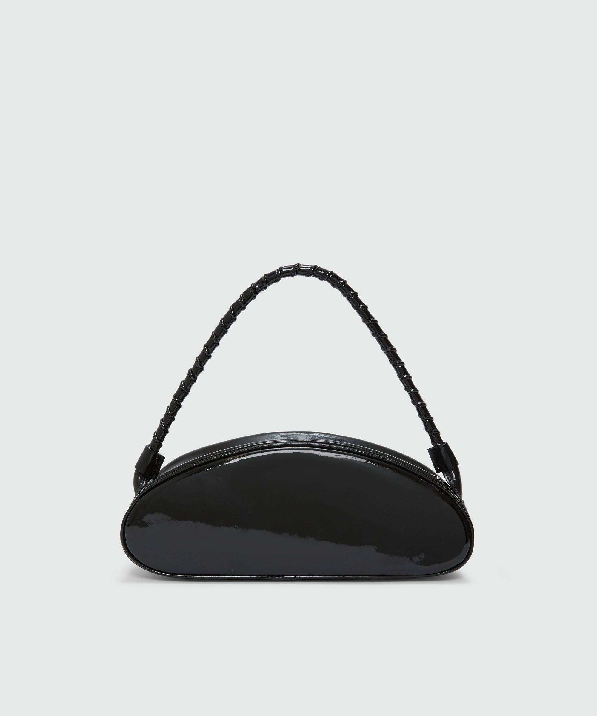 Black patent leather MSGM handbag - 2