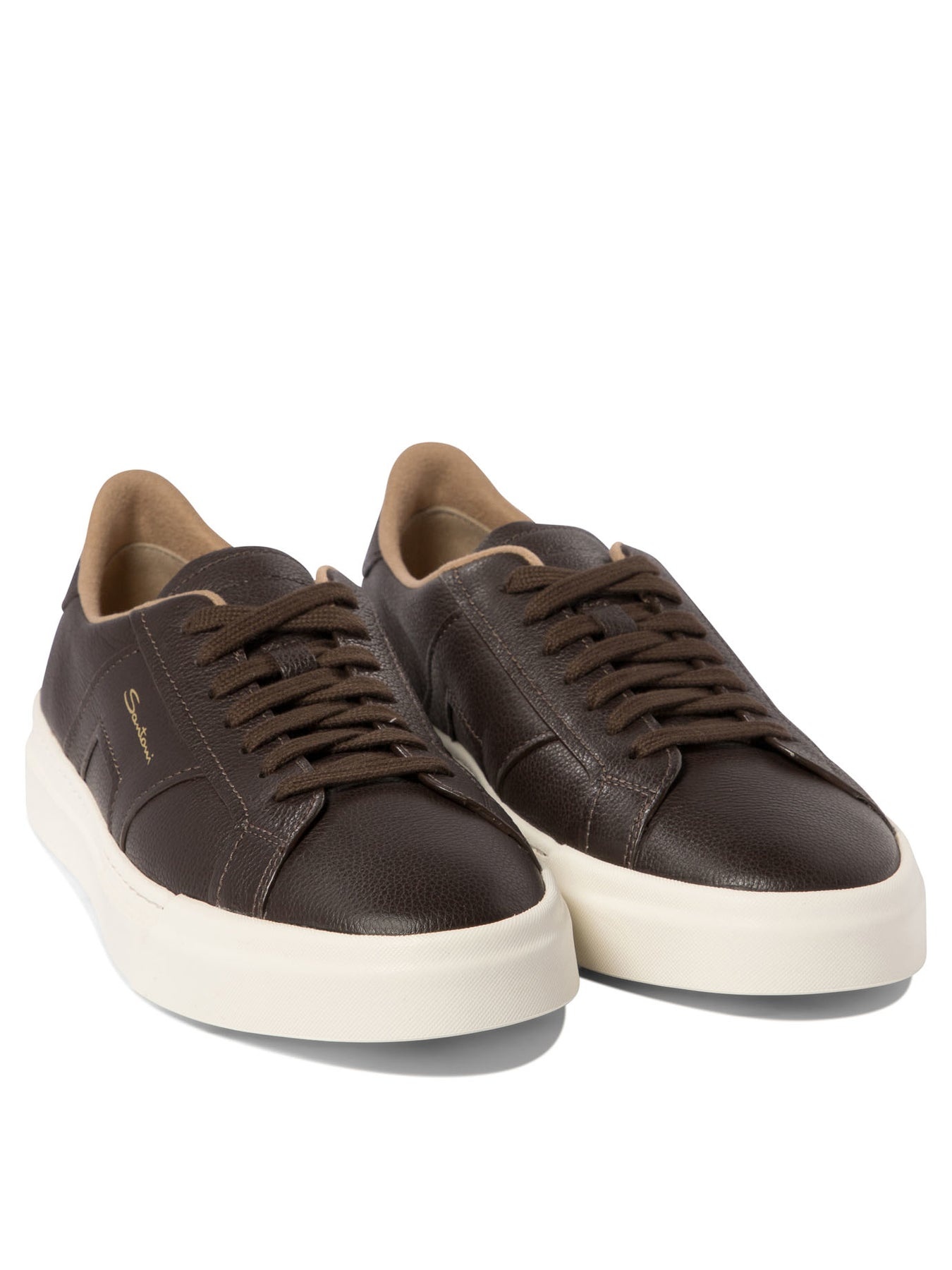 Double Buckle Sneakers & Slip-On Brown - 2