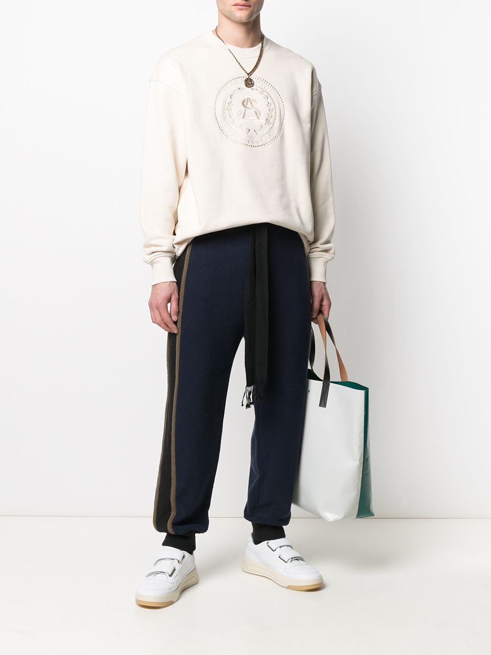 side stripe detail track pants - 2