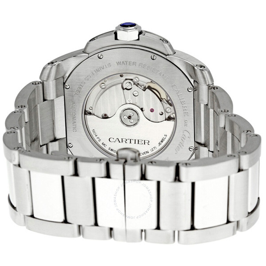 Pre-owned Cartier Calibre de Cartier Black Dial Men's Watch W7100016 - 3