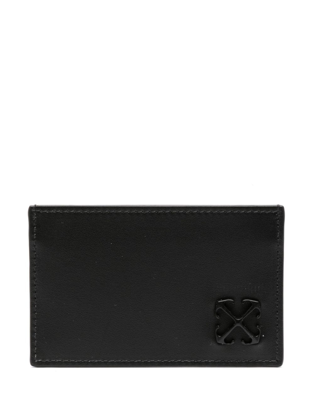 Arrows-motif leather cardholder - 1