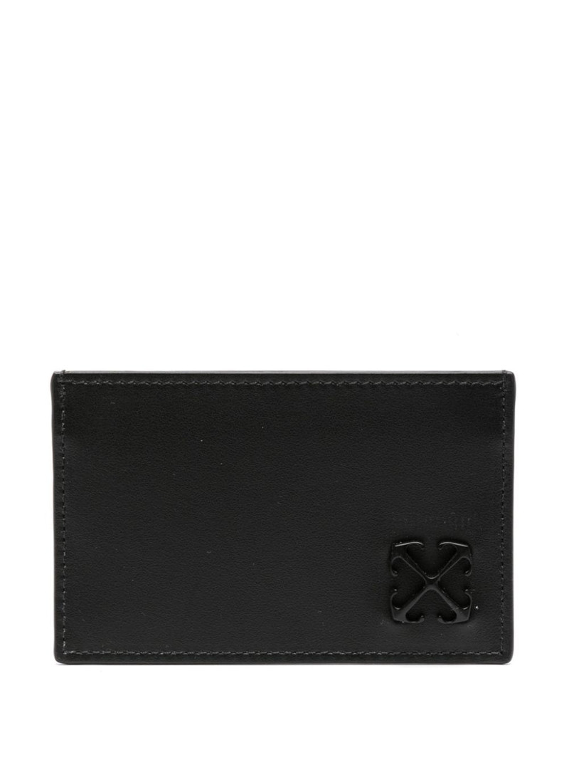 Arrows-motif leather cardholder 1