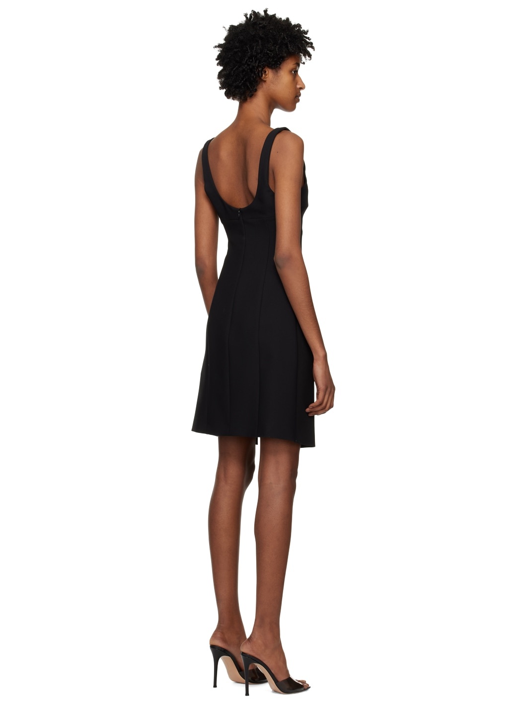 Black Slim-Fit Minidress - 3