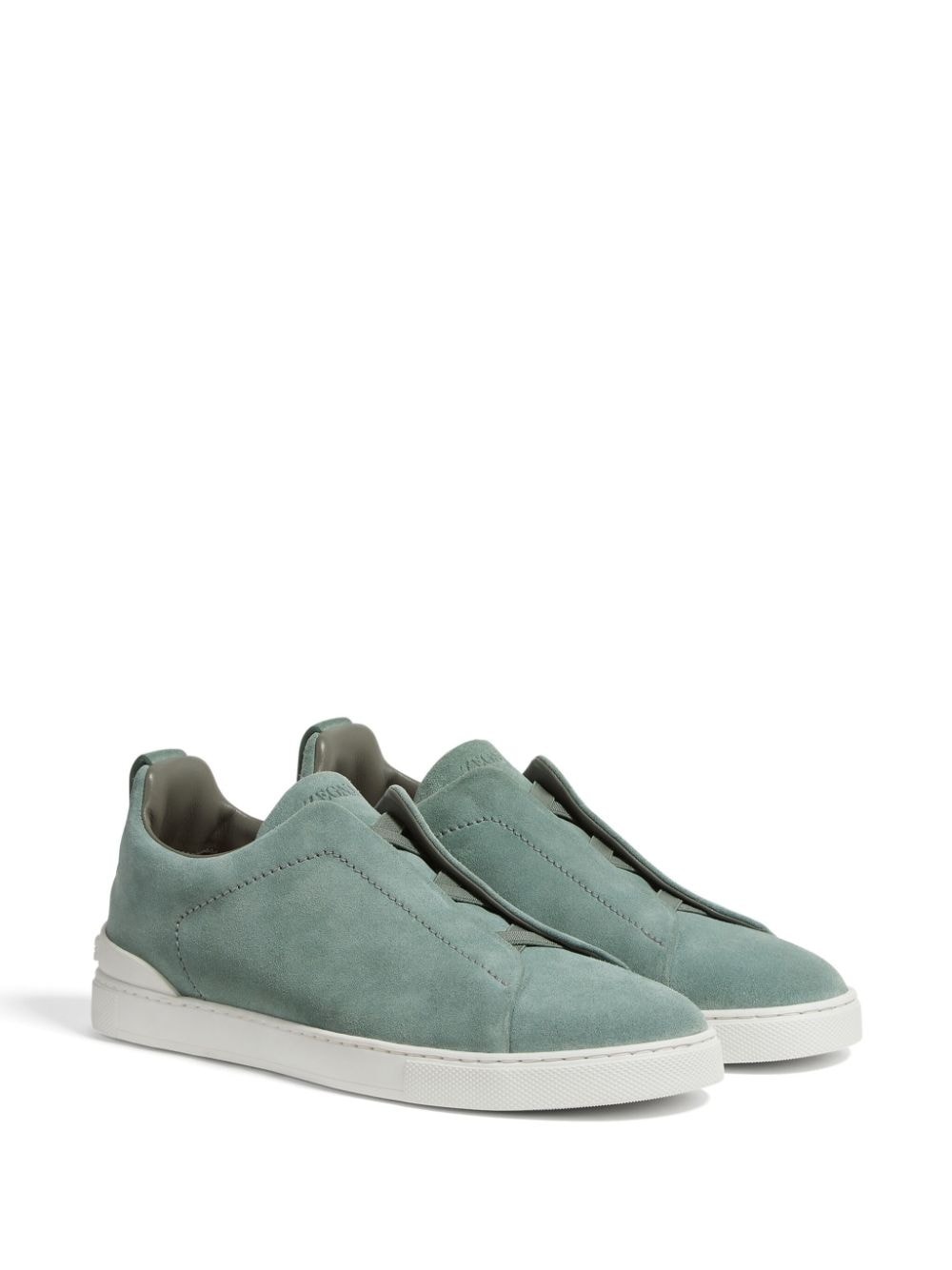 Triple Stitch suede sneakers - 2