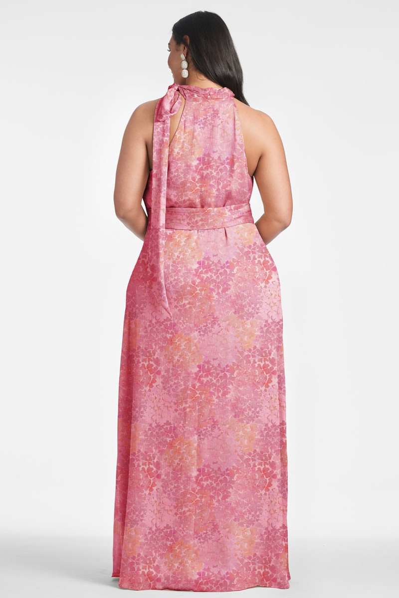 Kayla Gown - Pastel Sunset Hydrangea 6