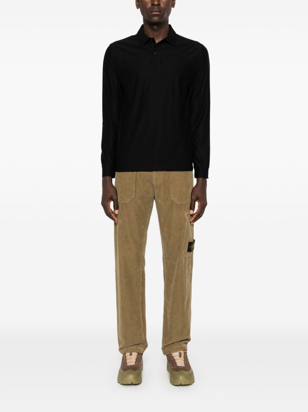 cotton jersey polo shirt - 2