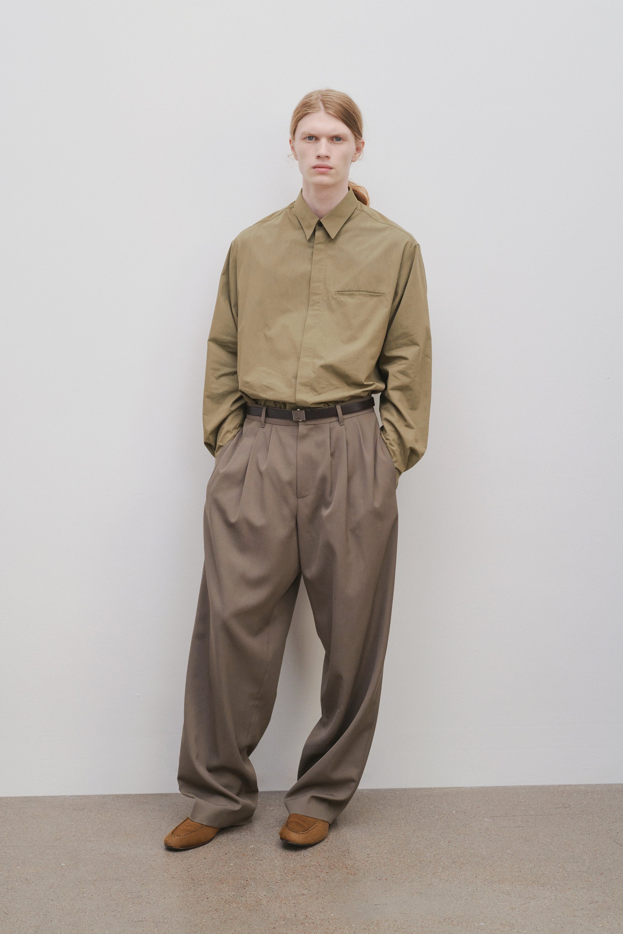 Rufus Pant in Polyester and Virgin Wool - 3