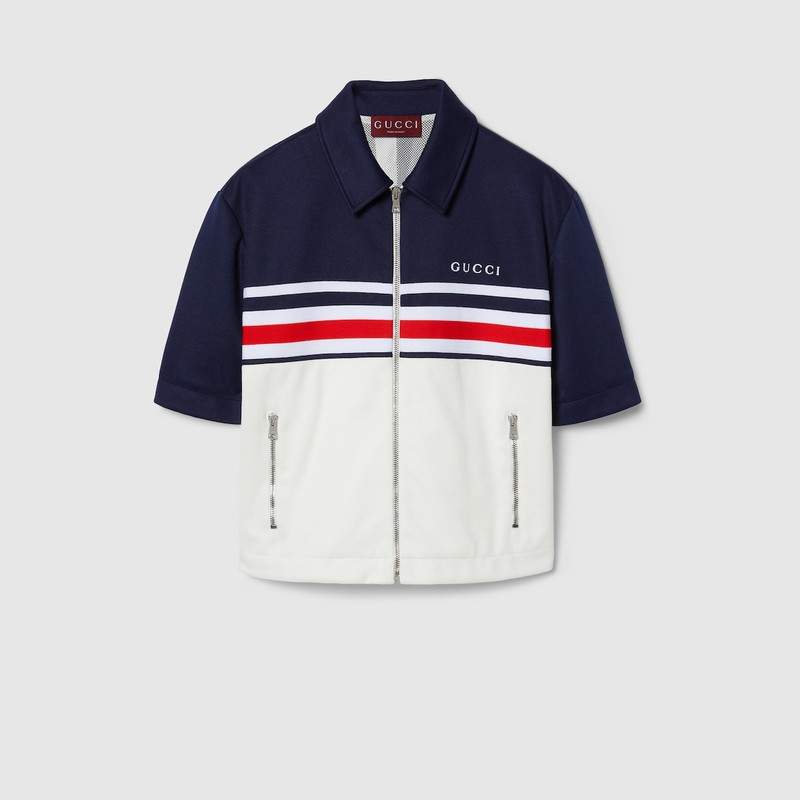 Technical jersey zip jacket 1