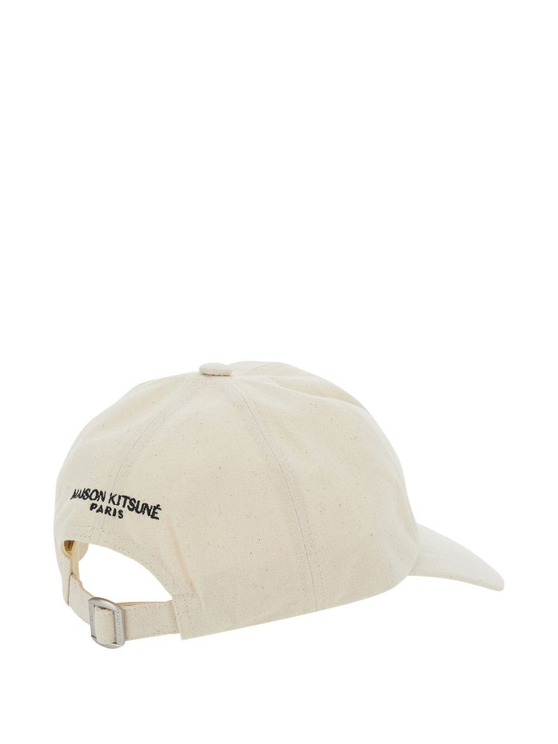 Maison Kitsuné Dressed Fox cotton baseball cap outlook