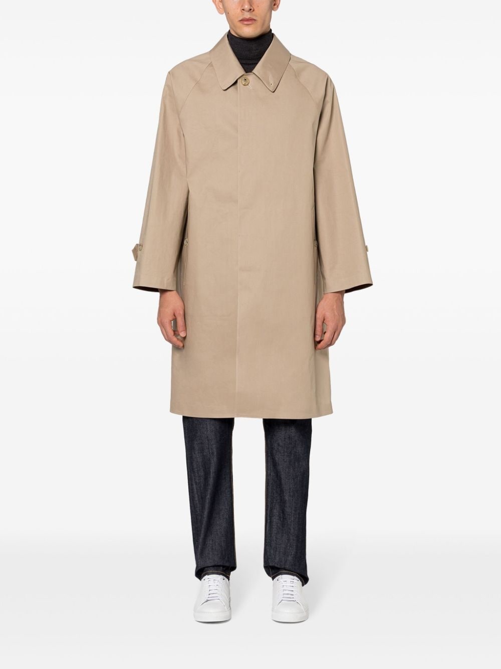Lauder single-breasted coat - 2