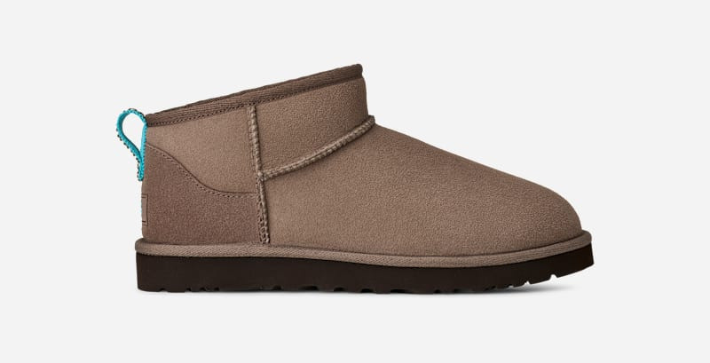 ® Men's Classic Ultra Mini Sheepskin Classic Boots in Caribou/Sapphire Ice 1