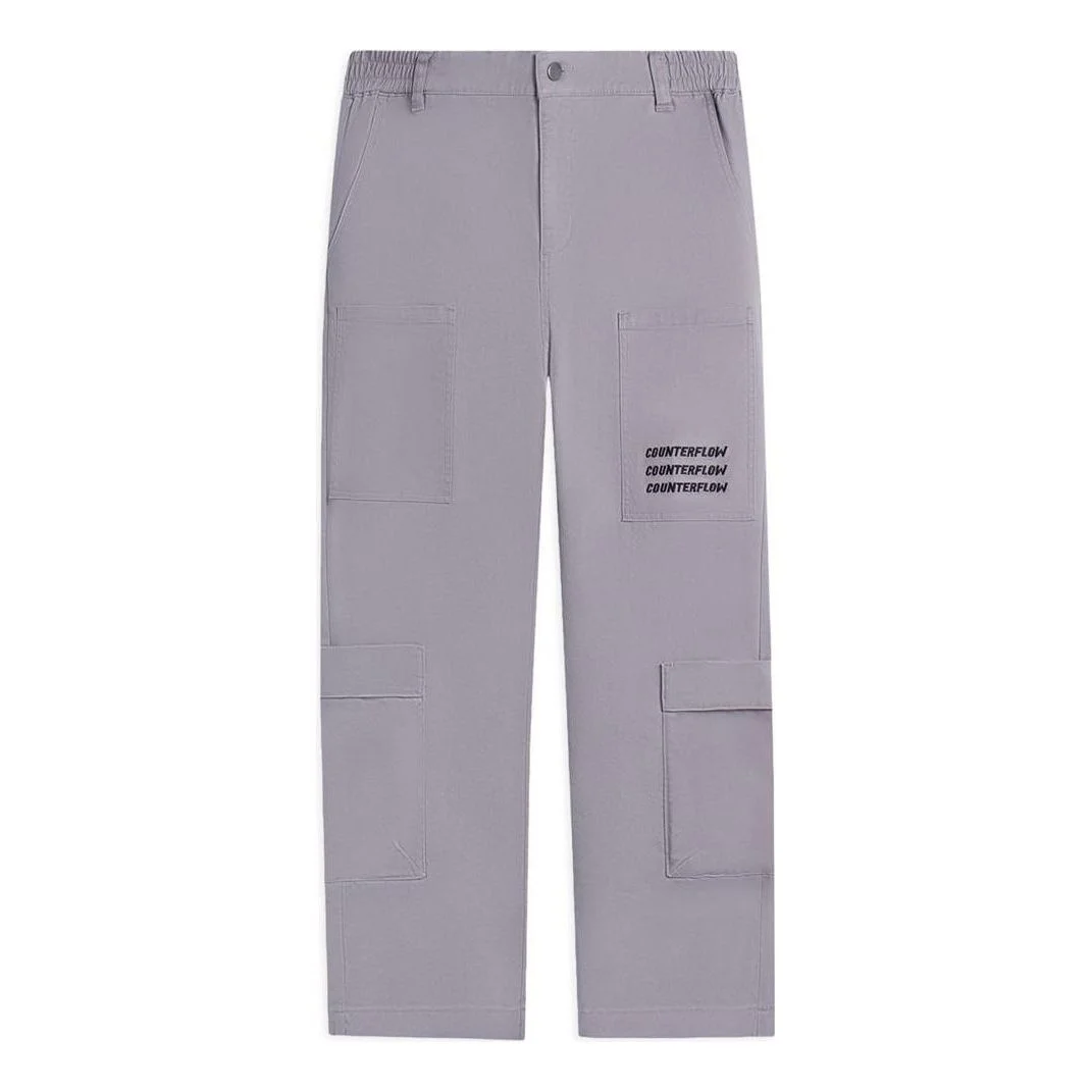 Li-Ning Counterflow Triple Logo Straight Pants 'Purple' AKXSC21-2 - 1
