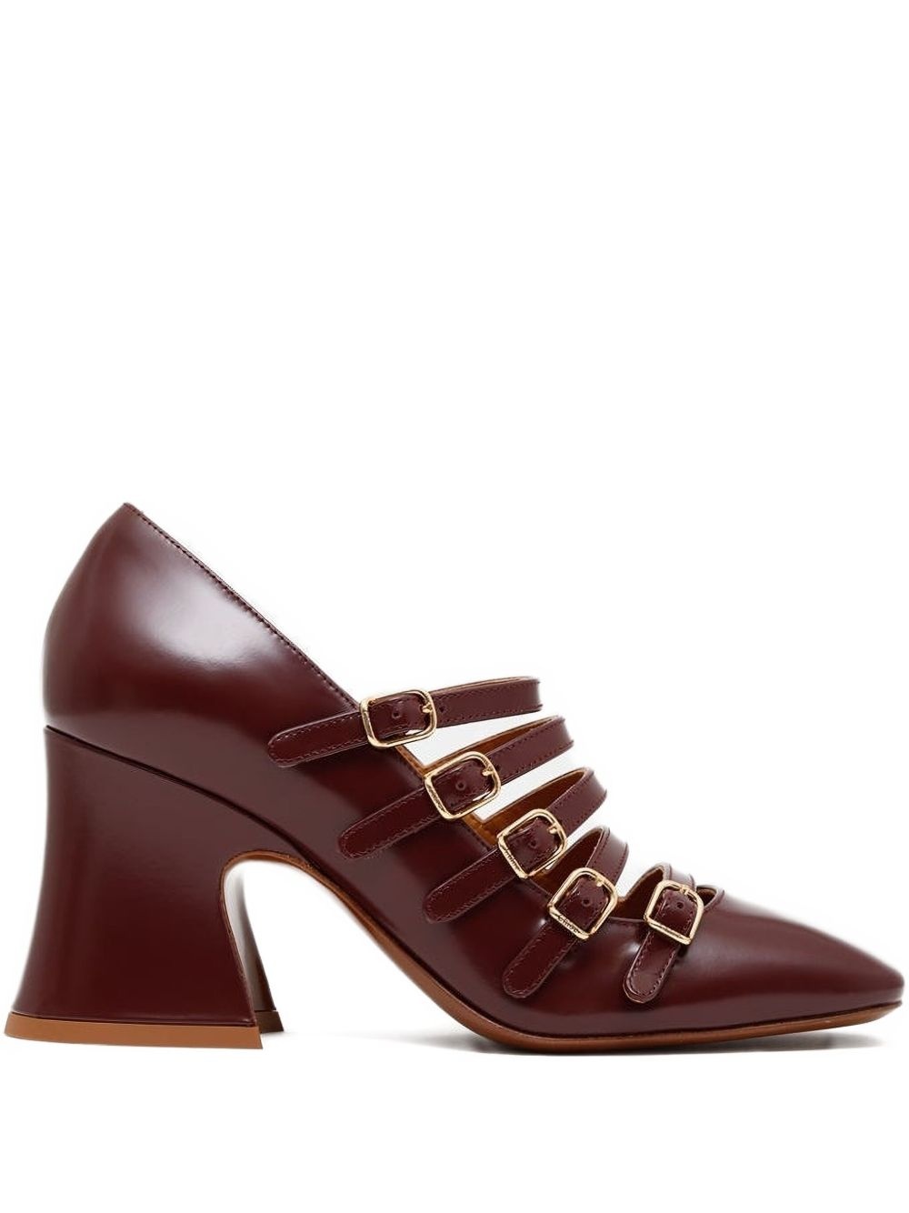 80mm Janis buckle-strap pumps - 1