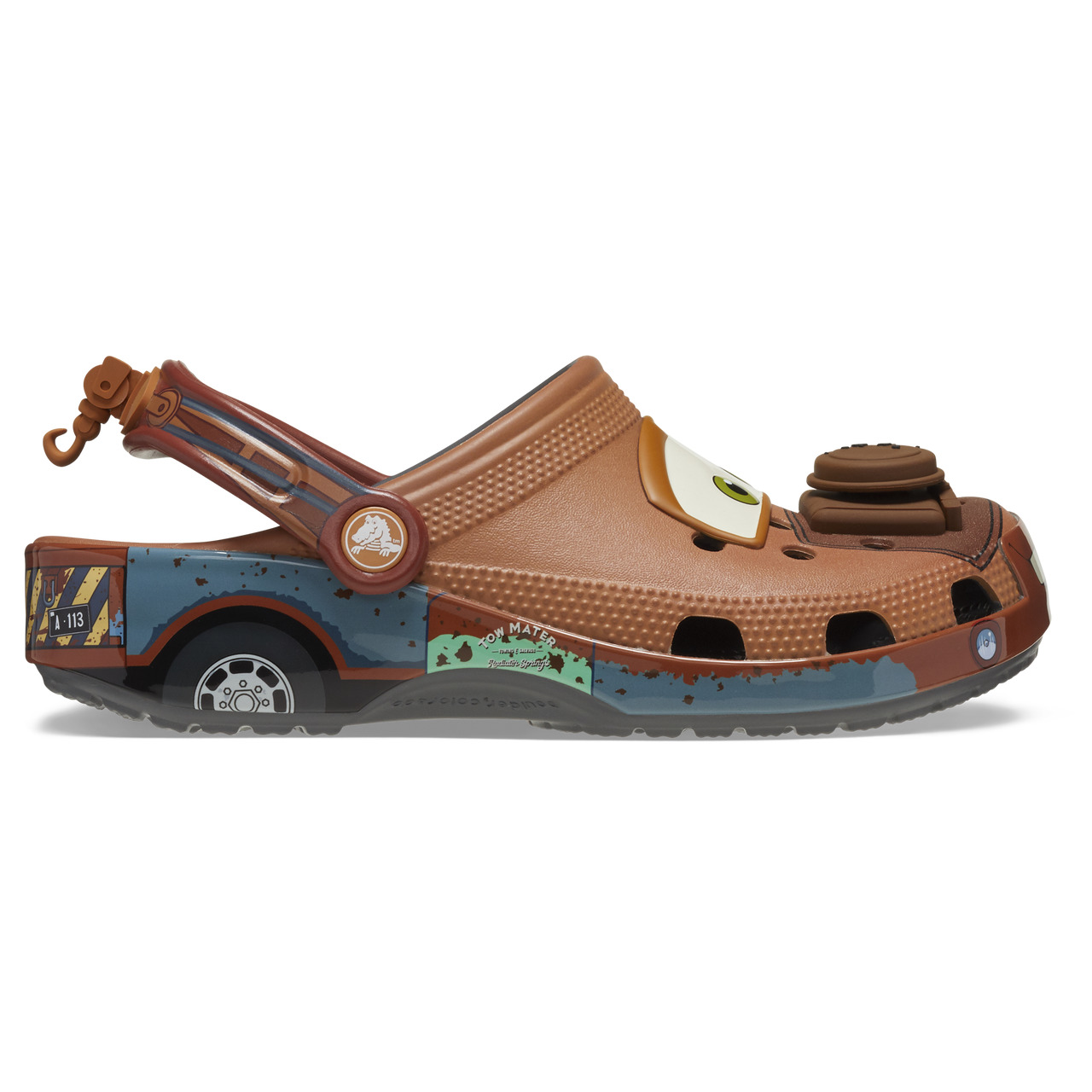 Crocs Mens Crocs Cars Tow Mater Classic Clogs - 1