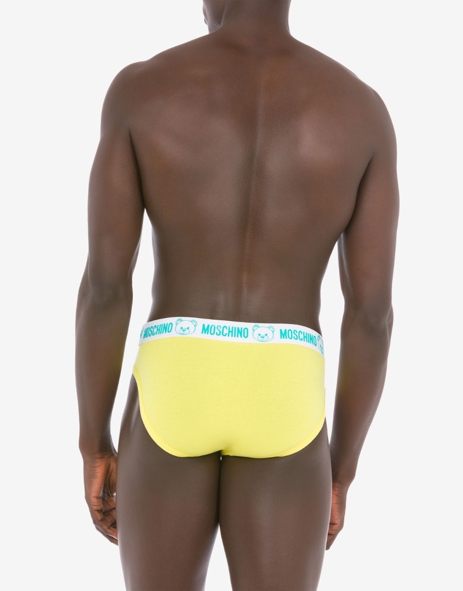 UNDERBEAR RUBBER LOGO STRETCH JERSEY BRIEFS - 5