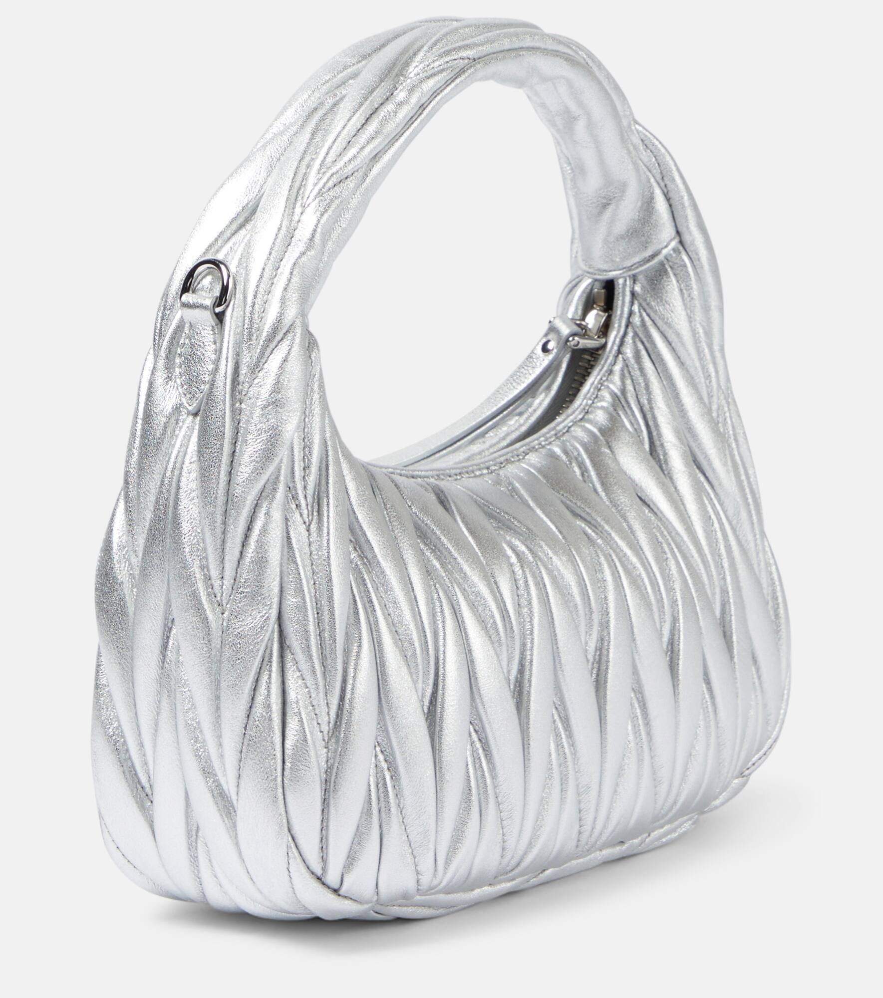 Wander Small matelassé leather shoulder bag - 4